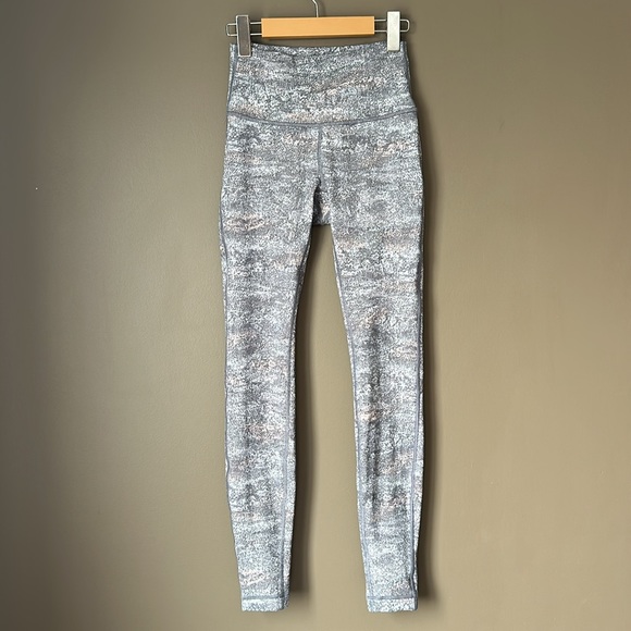 LULULEMON Wunder Under High Rise Tight Full On Luxtreme Frozen Vista - Picture 5 of 8